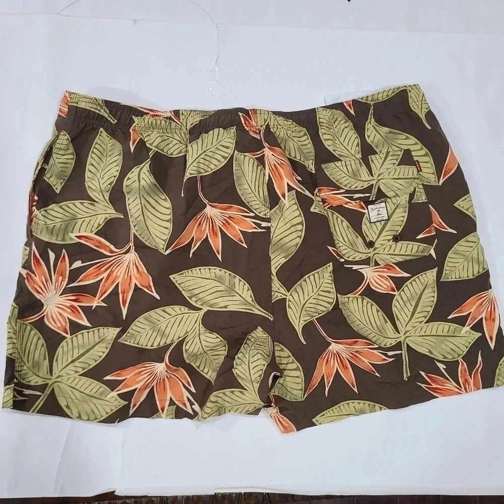 Tommy Bahama Size XXL‎ Nylon Swim Trunks Hawaiian Tropical mesh Lined